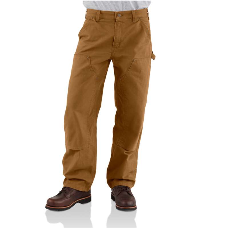 Men's Utility Double-Knee Work Pant - Loose Fit - Rugged Flex® - Washed Duck