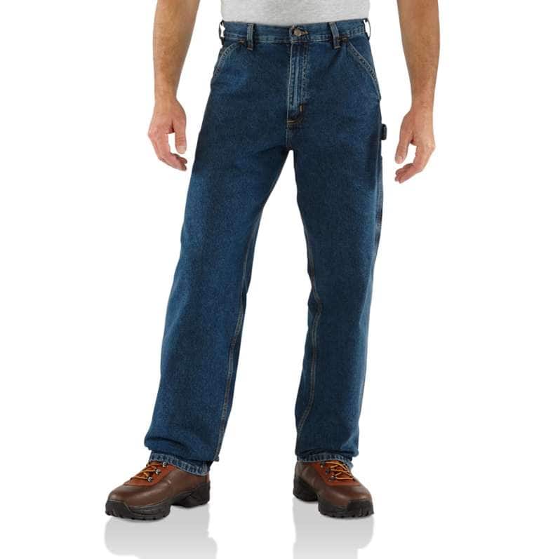 Carhartt Mens Big & Tall Flame Resistant Utility Denim Jean Relaxed Fit