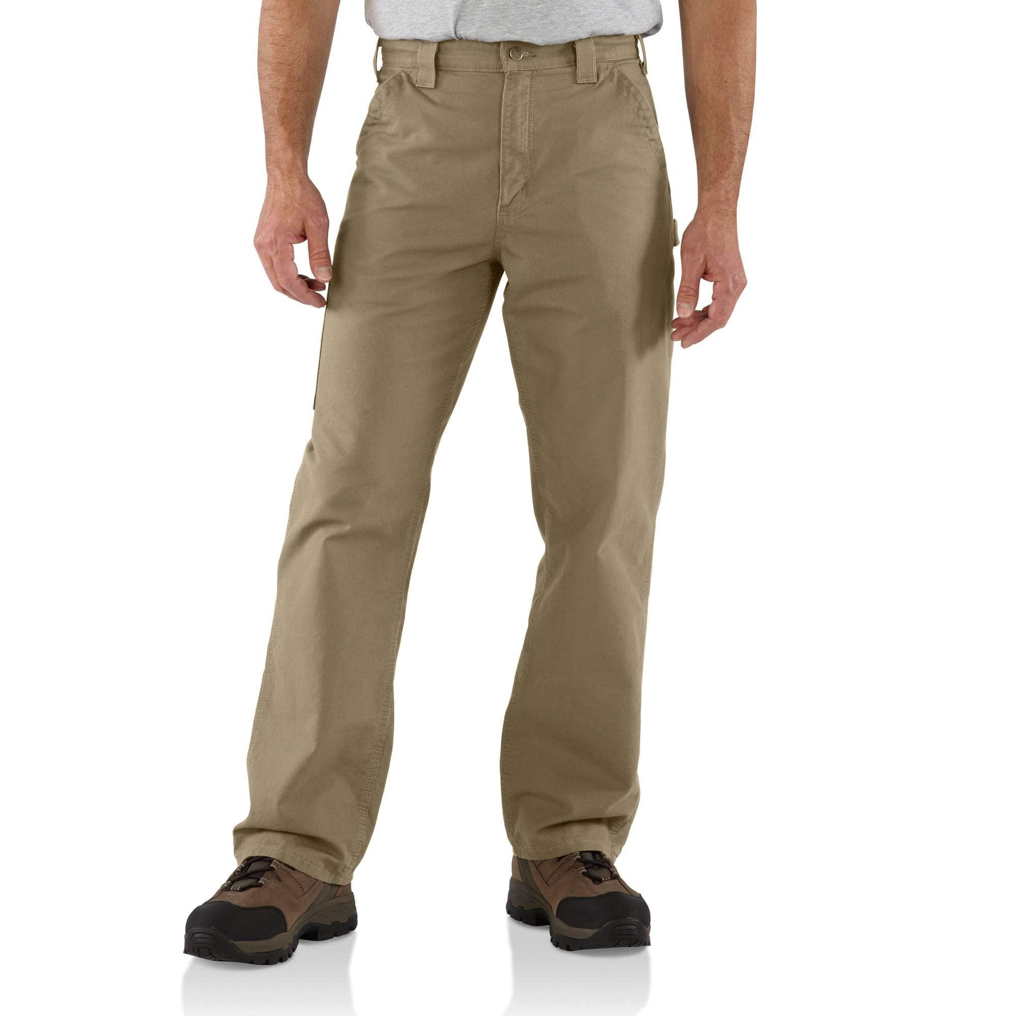 Carhartt Men's Rugged Flex Relaxed Fit Duck Dungaree Pant, Carhartt Brown,  35W x 30L : : Clothing, Shoes & Accessories