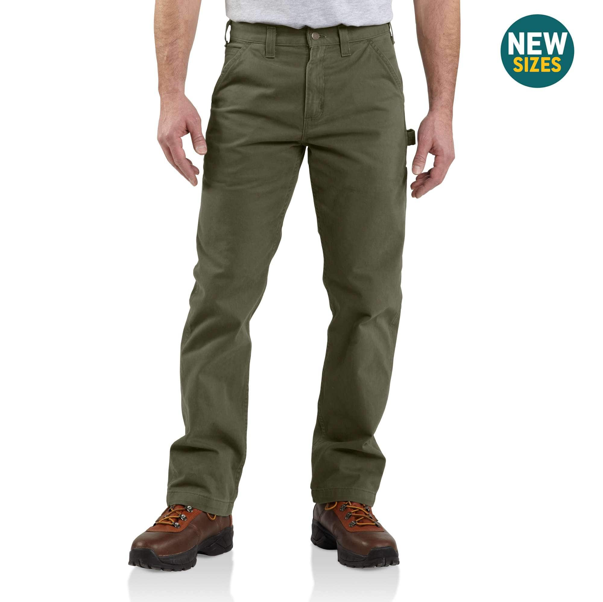 Washed Twill Relaxed Fit Work Pant 