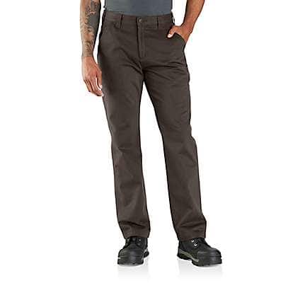 Carhartt Men's Army Green Relaxed Fit Twill Utility Work Pant