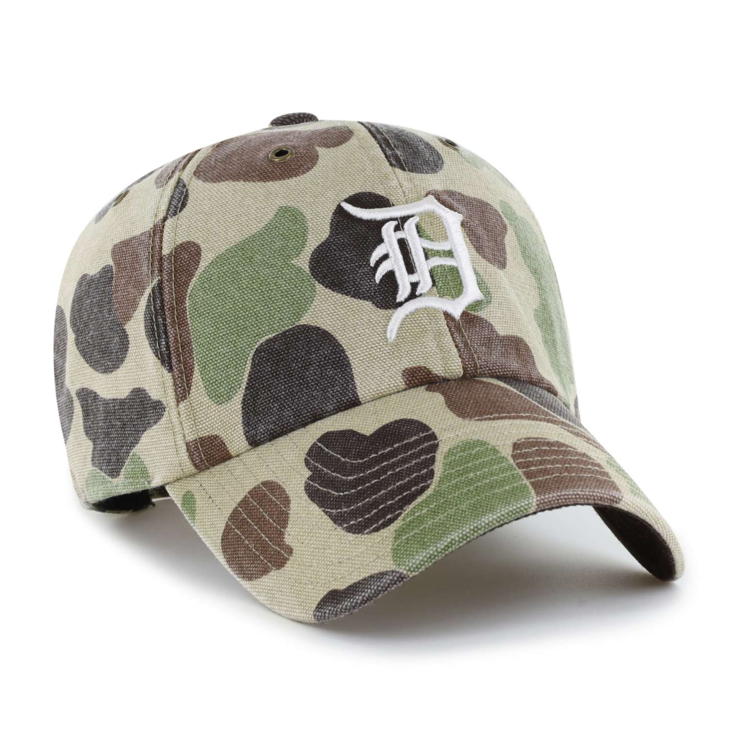 Мужская бейсболка '47 Detroit Tigers Camo Clean Up для Carhartt, цвет: Камуфляжный — фото 4