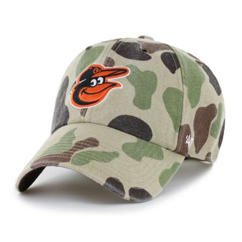 Бейсболка '47 Baltimore Orioles Camo Clean Up для Carhartt, цвет: Камуфляжный