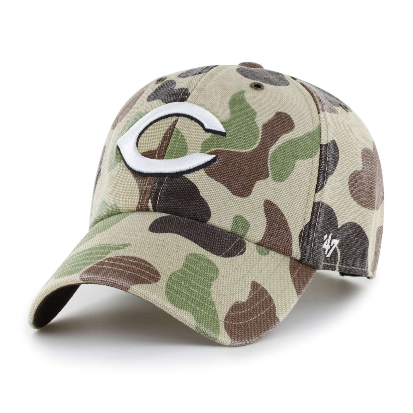 Бейсболка '47 Cincinnati Reds Camo Clean Up для Carhartt, цвет: Камуфляжный — фото 1