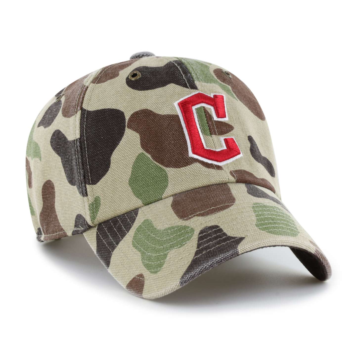 Бейсболка '47 Cleveland Guardians Camo Clean Up для Carhartt, цвет: Камуфляжный — фото 4