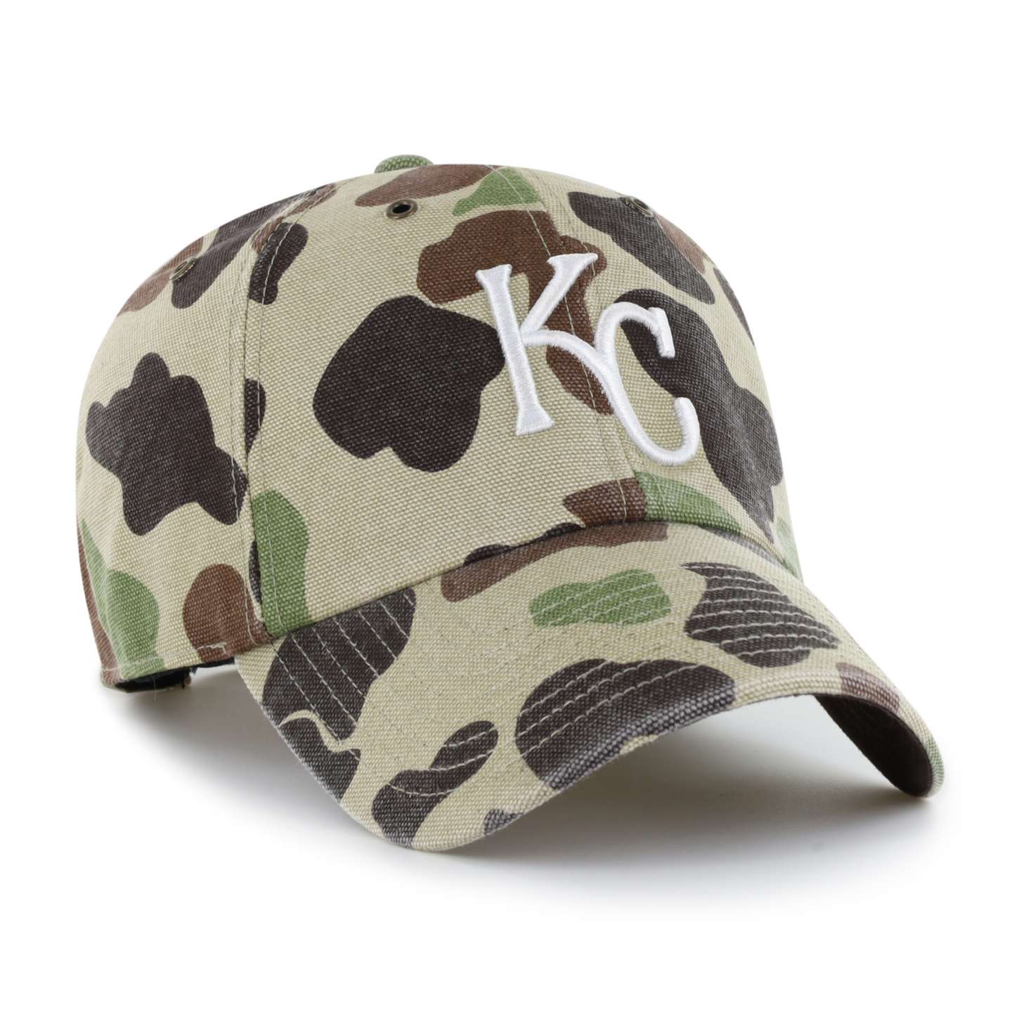 Мужская бейсболка '47 Kansas City Royals Camo Clean Up для Carhartt, цвет: Камуфляжный — фото 4