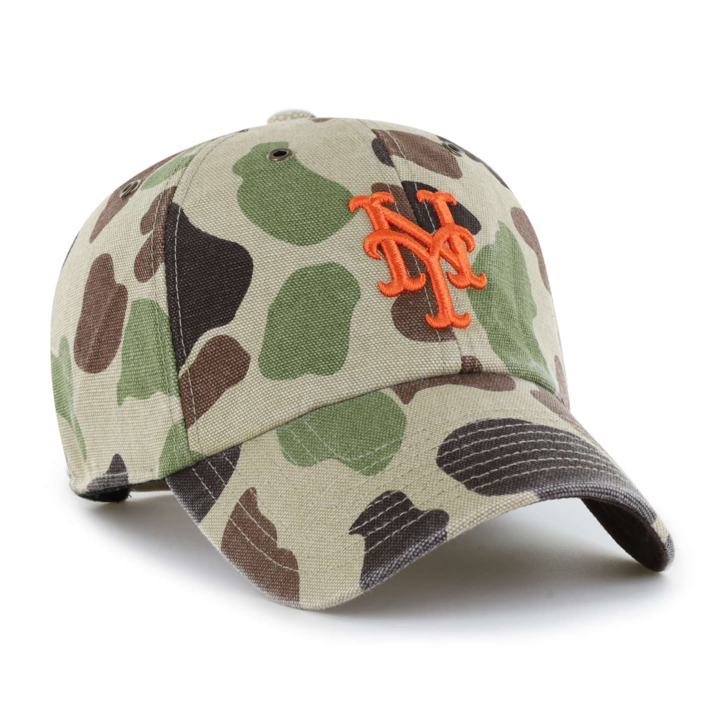 Мужская бейсболка '47 New York Mets Camo Clean Up для Carhartt, цвет: Камуфляжный — фото 4