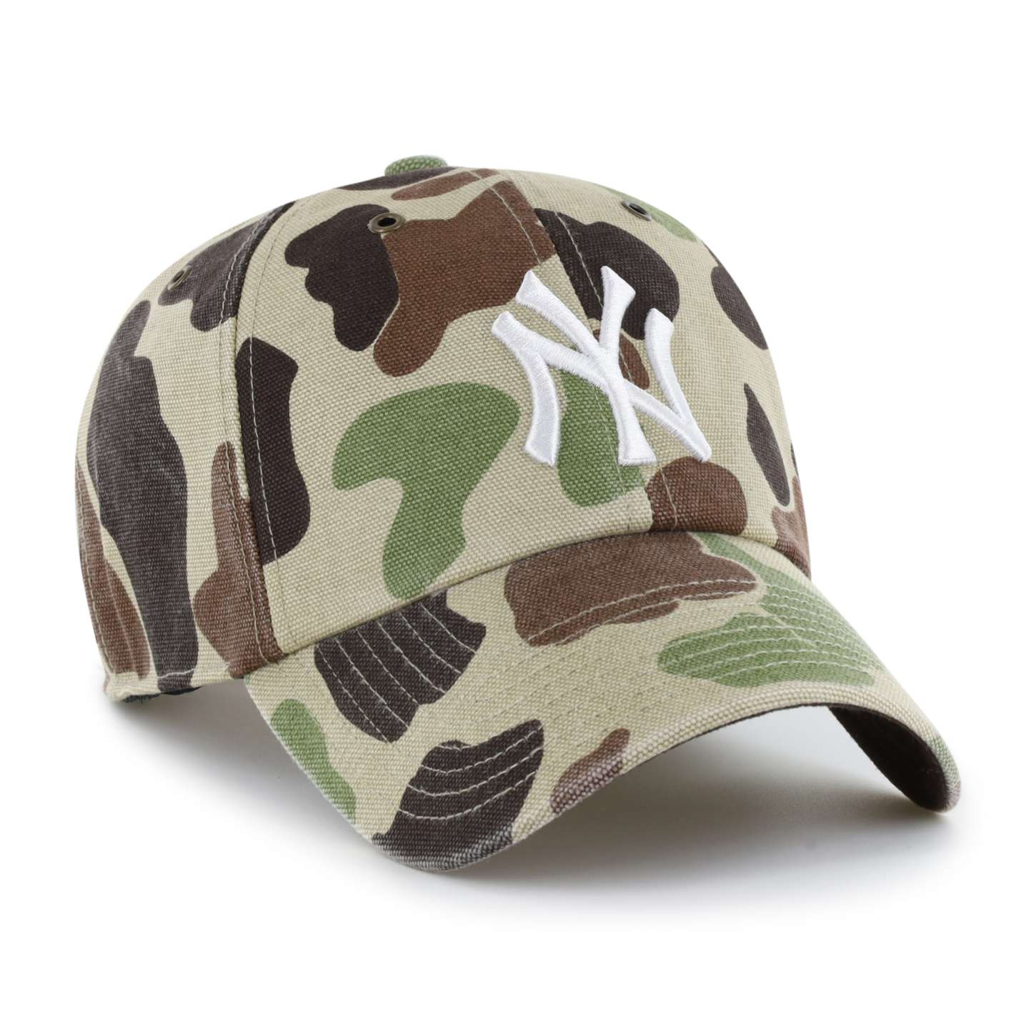 Мужская бейсболка '47 New York Yankees Camo Clean Up для Carhartt, цвет: Камуфляжный — фото 4