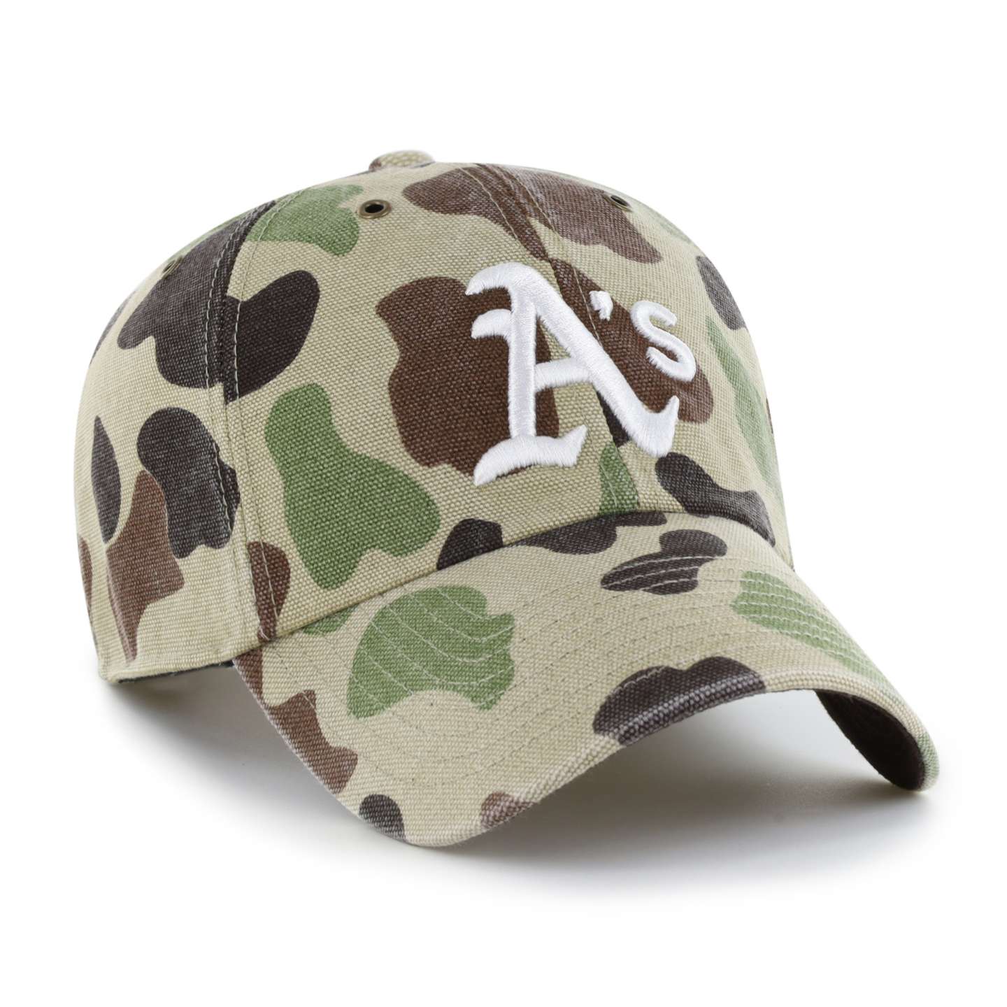 Бейсболка '47 Athletics Baseball Camo Clean Up для Carhartt, цвет: Камуфляжный — фото 4