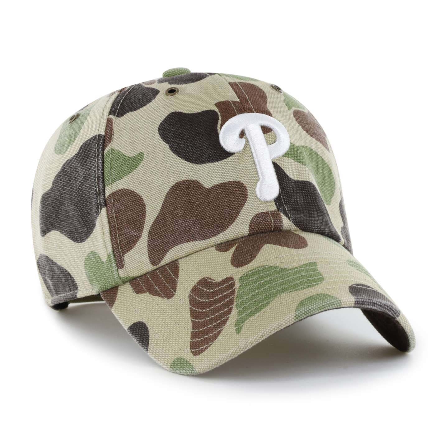 Мужская бейсболка '47 Philadelphia Phillies Camo Clean Up для Carhartt, цвет: Камуфляжный — фото 4