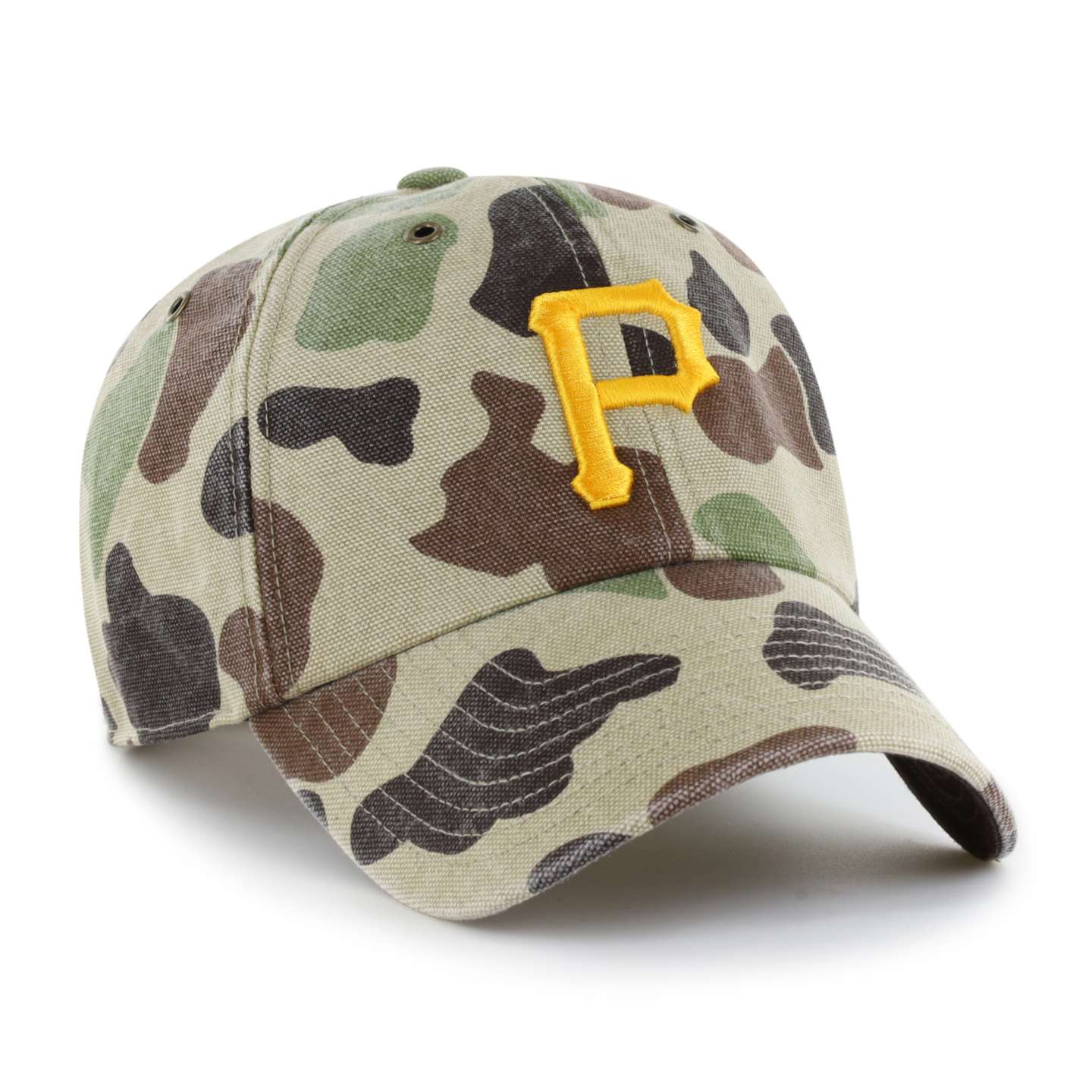 Мужская бейсболка '47 Pittsburgh Pirates Camo Clean Up для Carhartt, цвет: Камуфляжный — фото 4