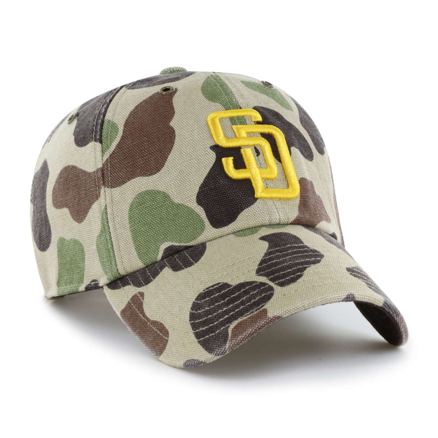 Мужская бейсболка '47 San Diego Padres Camo Clean Up для Carhartt, цвет: Камуфляжный — фото 4