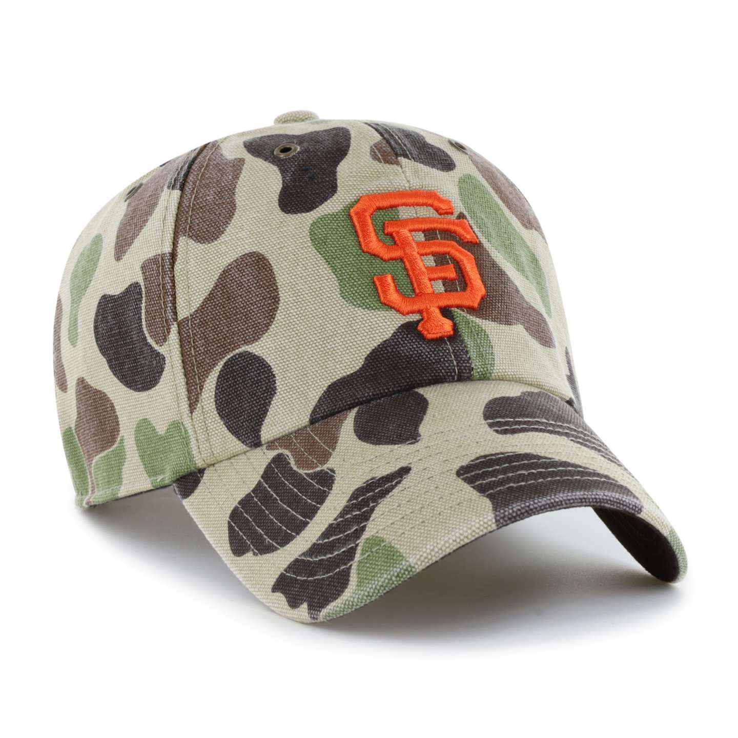 Мужская бейсболка '47 San Francisco Giants Camo Clean Up для Carhartt, цвет: Камуфляжный — фото 4