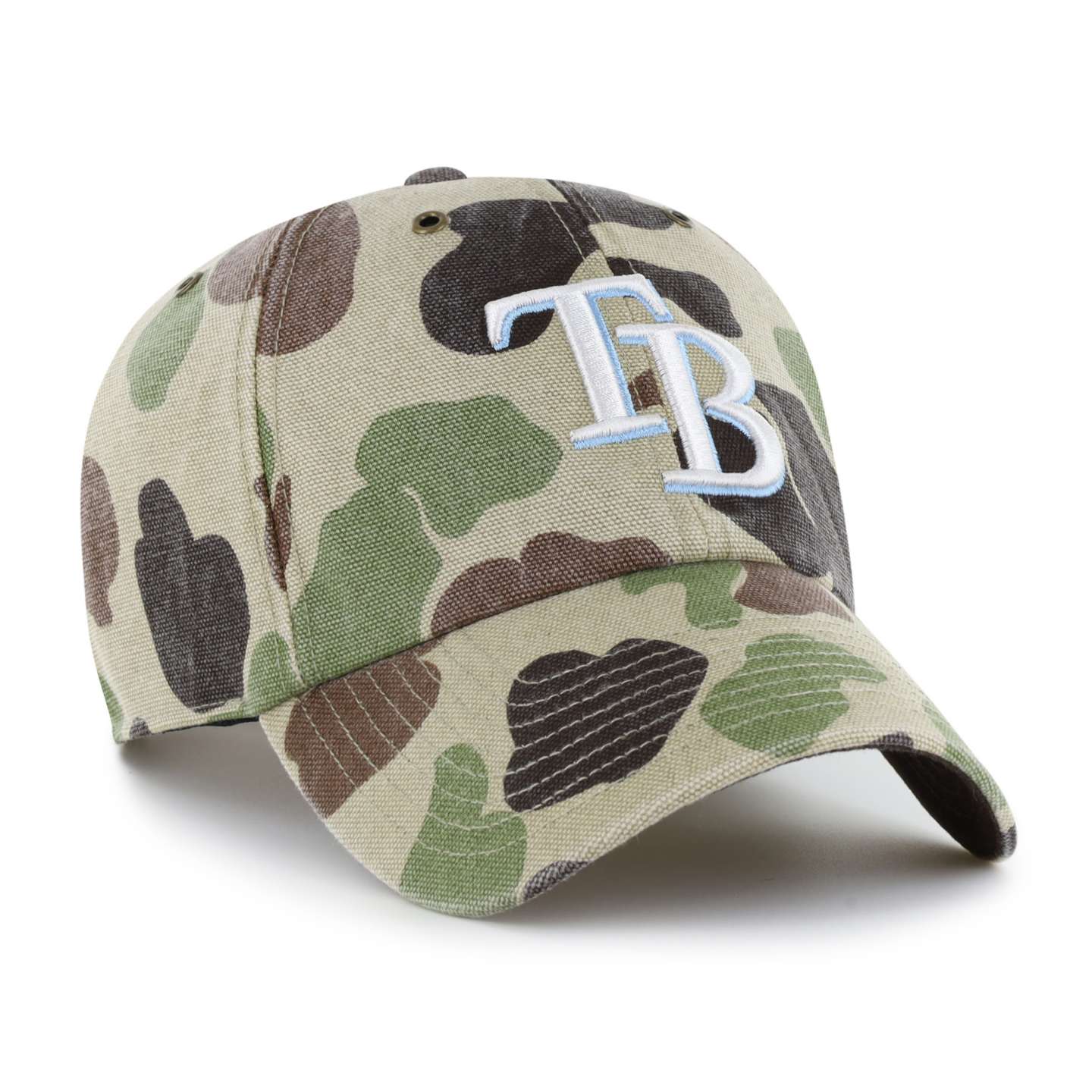 Мужская бейсболка '47 Tampa Bay Rays Camo Clean Up для Carhartt, цвет: Камуфляжный — фото 4