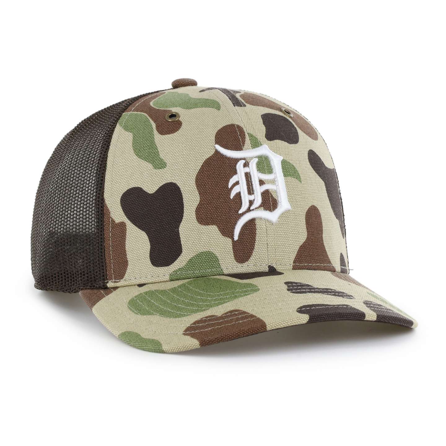 Мужская кепка-тракер '47 Detroit Tigers Camo Trucker для Carhartt, цвет: Камуфляжный — фото 4
