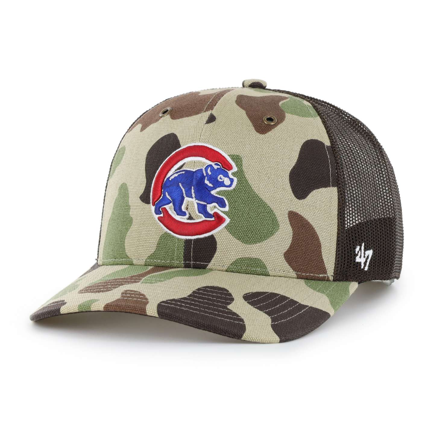 Кепка-тракер '47 Chicago Cubs Camo Trucker для Carhartt, цвет: Камуфляжный — фото 1