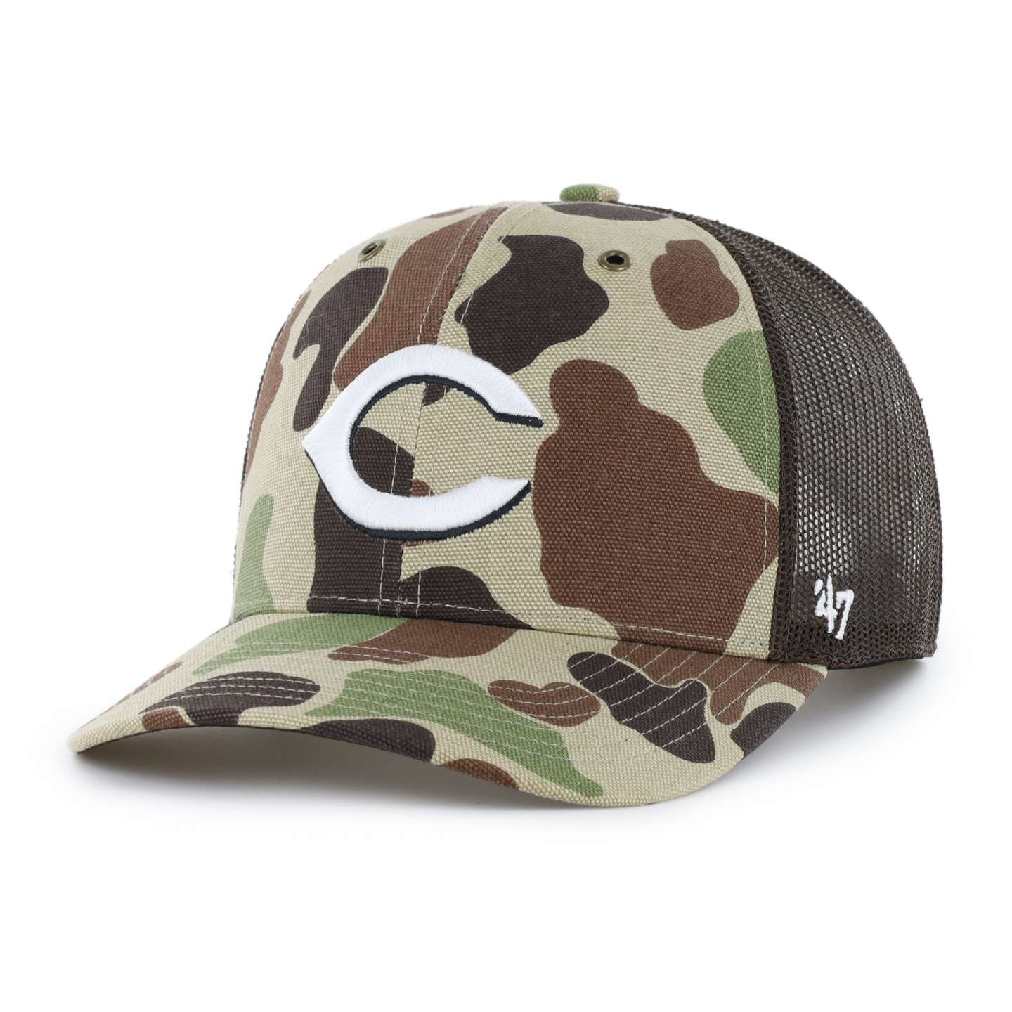 Кепка-тракер '47 Cincinnati Reds Camo Trucker для Carhartt, цвет: Камуфляжный — фото 1