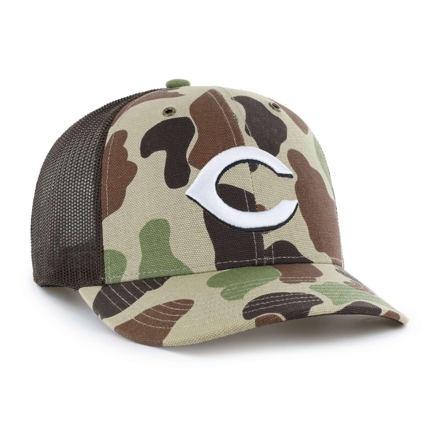Кепка-тракер '47 Cincinnati Reds Camo Trucker для Carhartt, цвет: Камуфляжный — фото 4