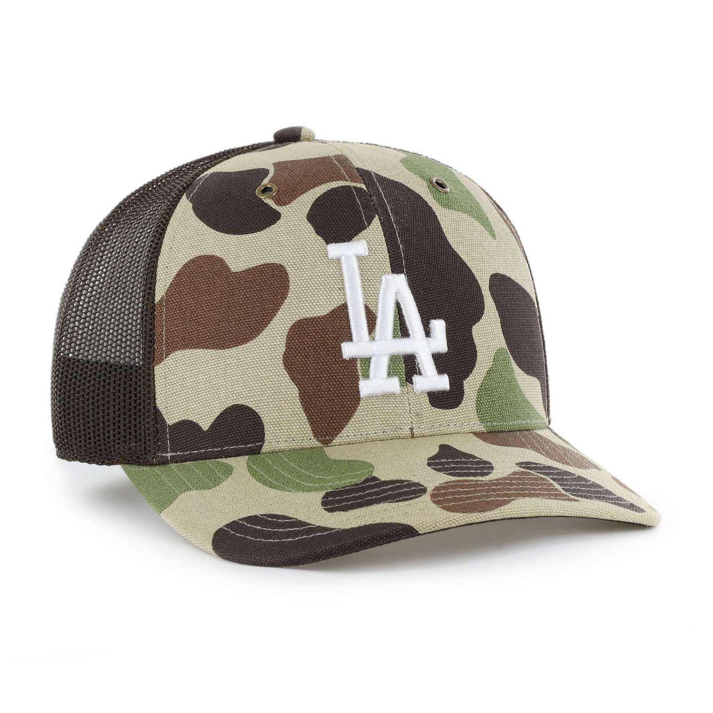 Мужская кепка-тракер '47 Los Angeles Dodgers Camo Trucker для Carhartt, цвет: Камуфляжный — фото 4