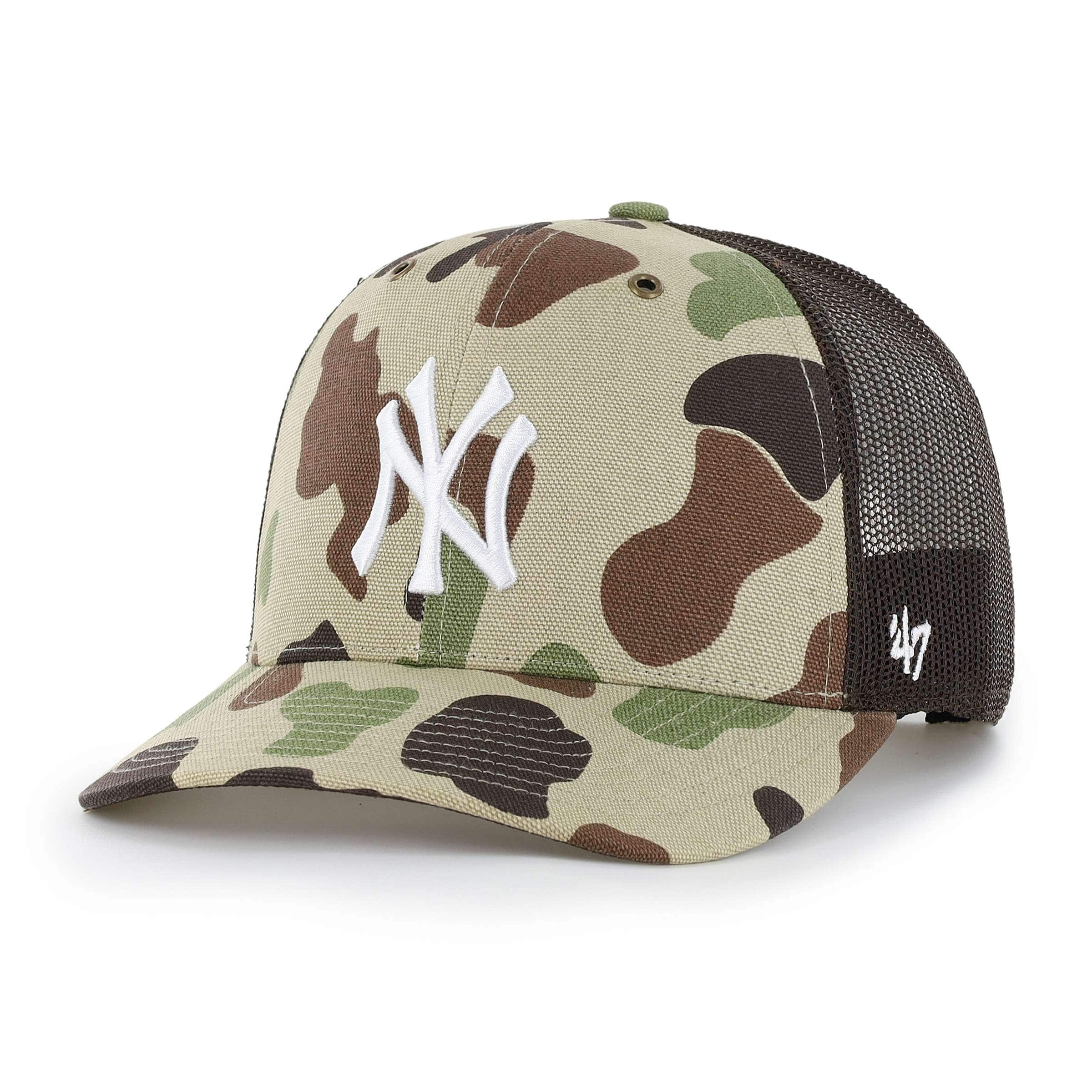 Carhartt New York Yankees '47 Camo Trucker