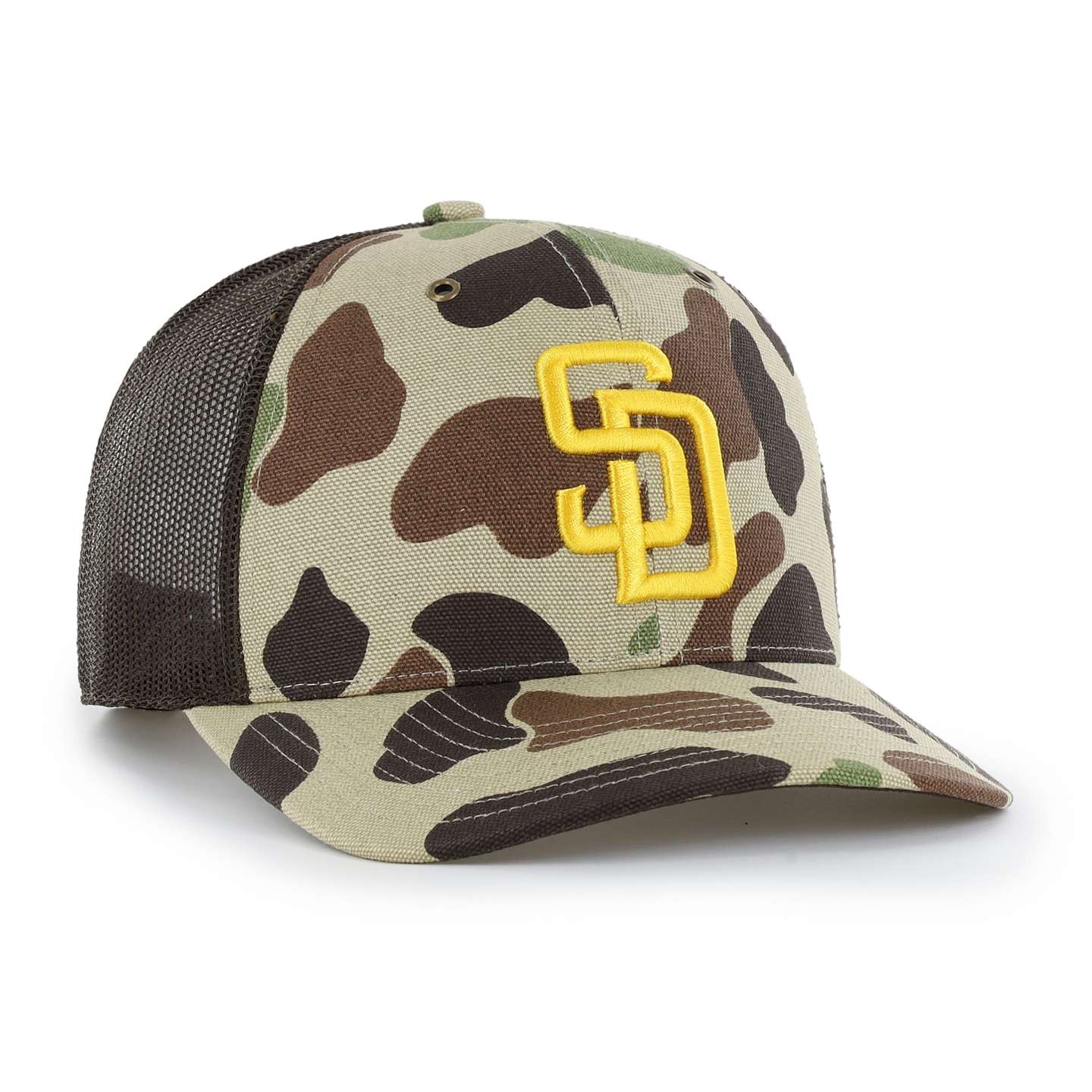 Мужская кепка-тракер '47 San Diego Padres Camo Trucker для Carhartt, цвет: Камуфляжный — фото 4