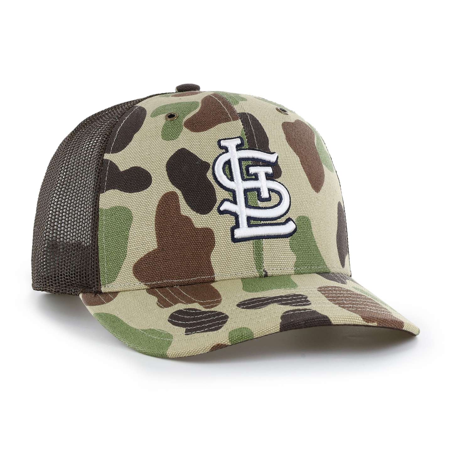 Мужская кепка-тракер '47 St. Louis Cardinals Camo Trucker для Carhartt, цвет: Камуфляжный — фото 4