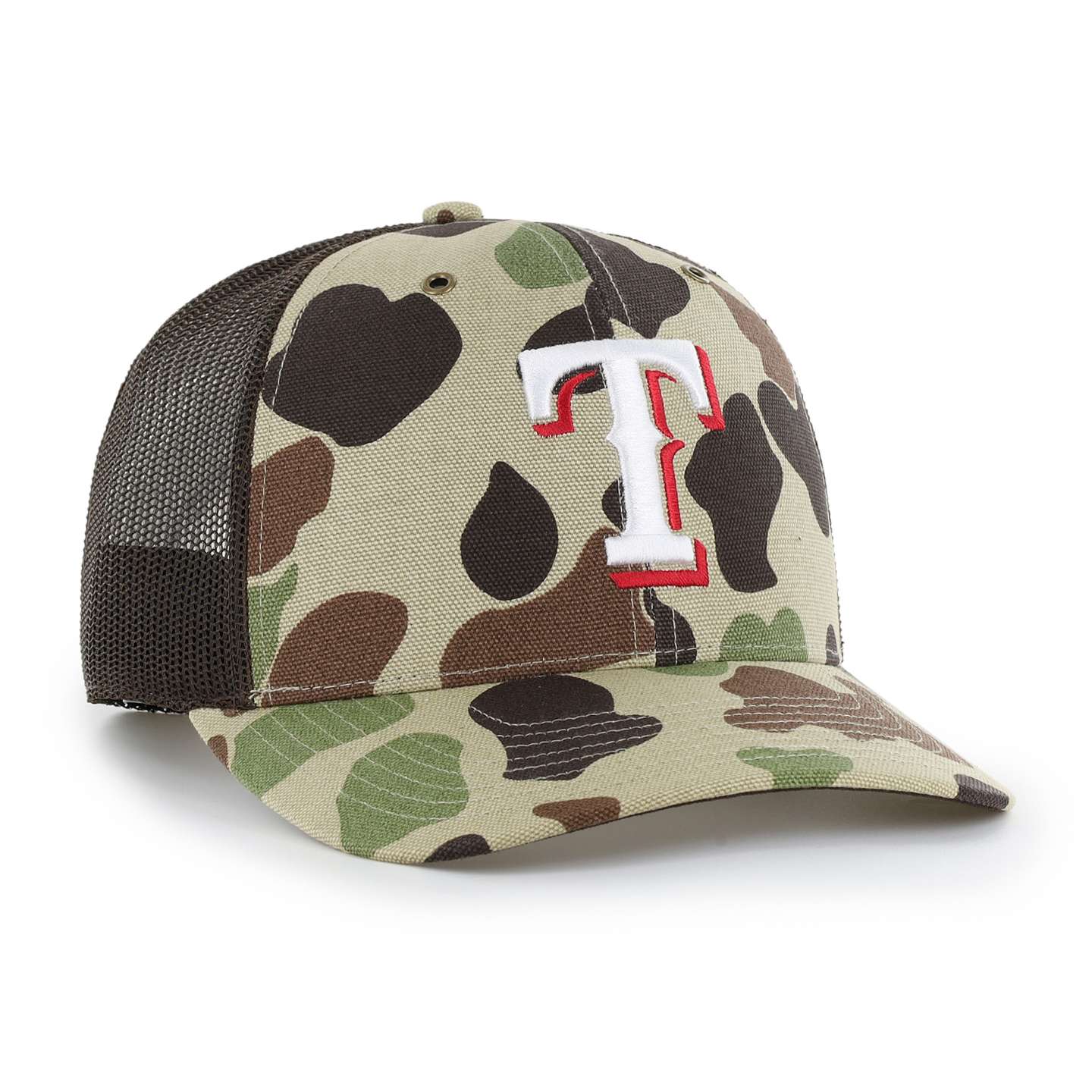 Мужская кепка-тракер '47 Texas Rangers Camo Trucker для Carhartt, цвет: Камуфляжный — фото 4