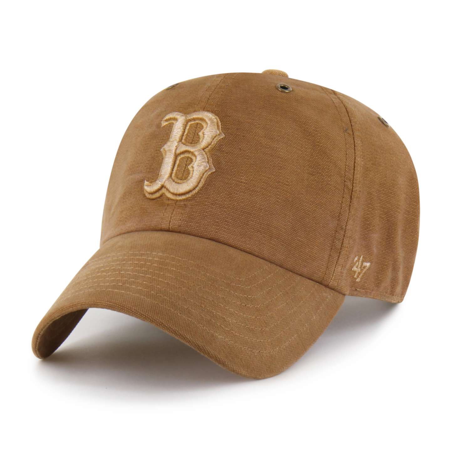 Окрашенная бейсболка '47 Boston Red Sox Clean Up для Carhartt, цвет: Коричневый — фото 1