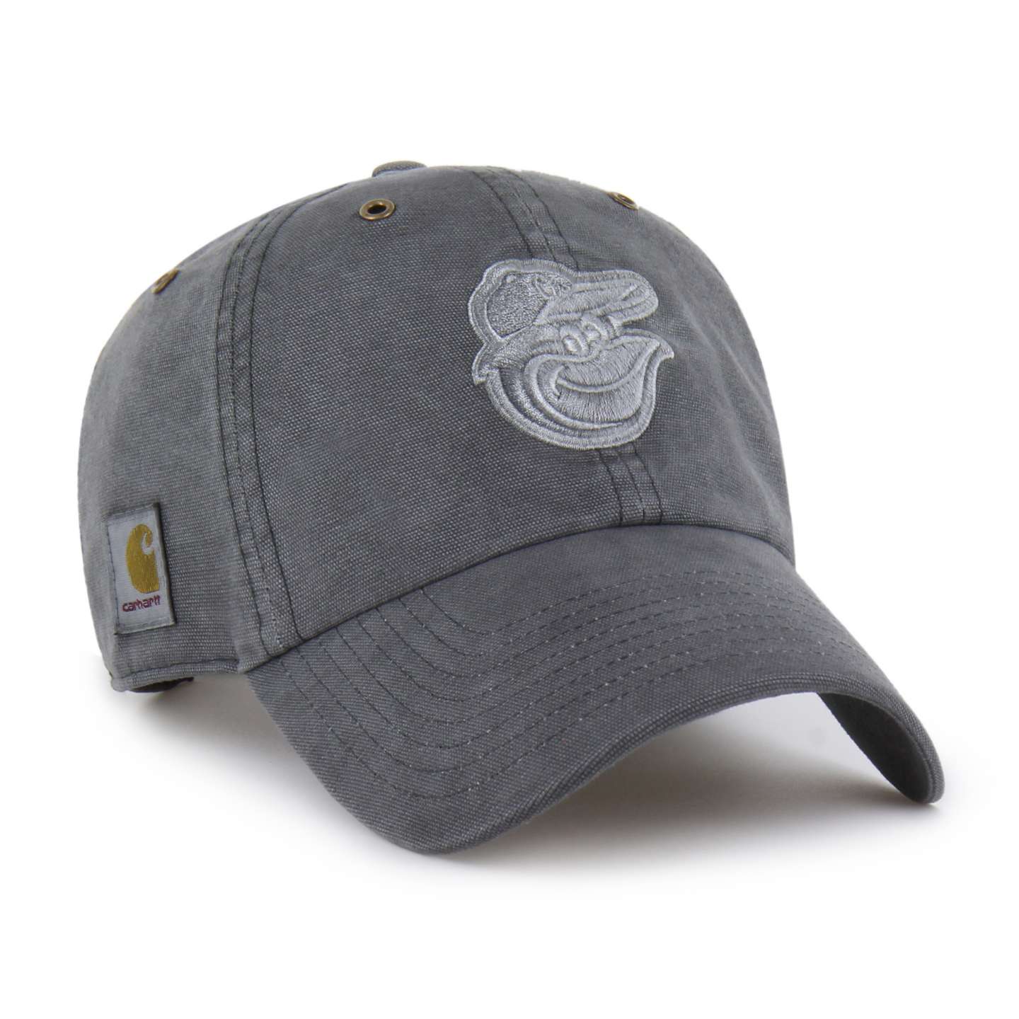 Окрашенная бейсболка '47 Baltimore Orioles Clean Up для Carhartt, цвет: Теневой — фото 4