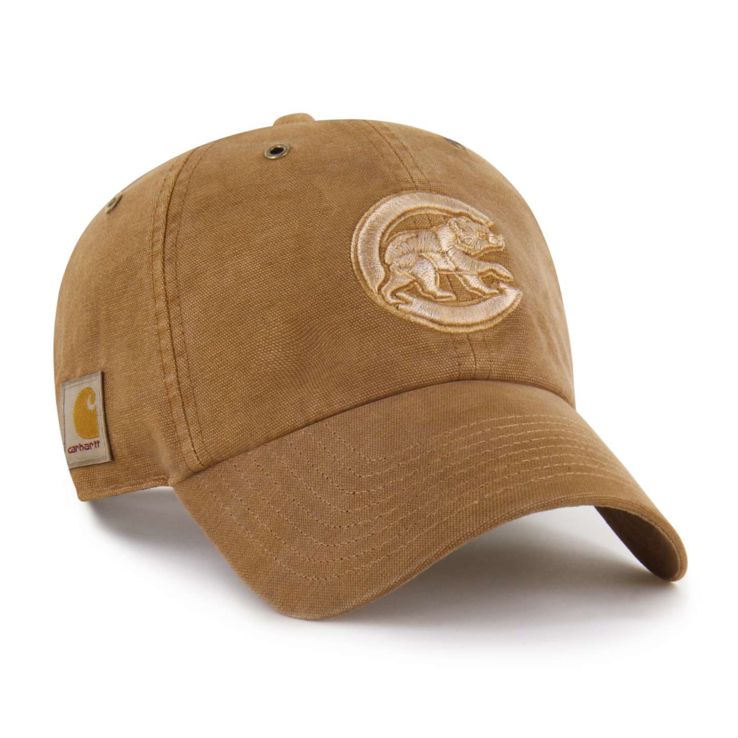Окрашенная бейсболка '47 Chicago Cubs Clean Up для Carhartt, цвет: Коричневый — фото 4
