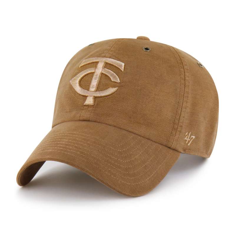 Carhartt  Worn Brown Minnesota Twins '47 Dyed Clean Up
