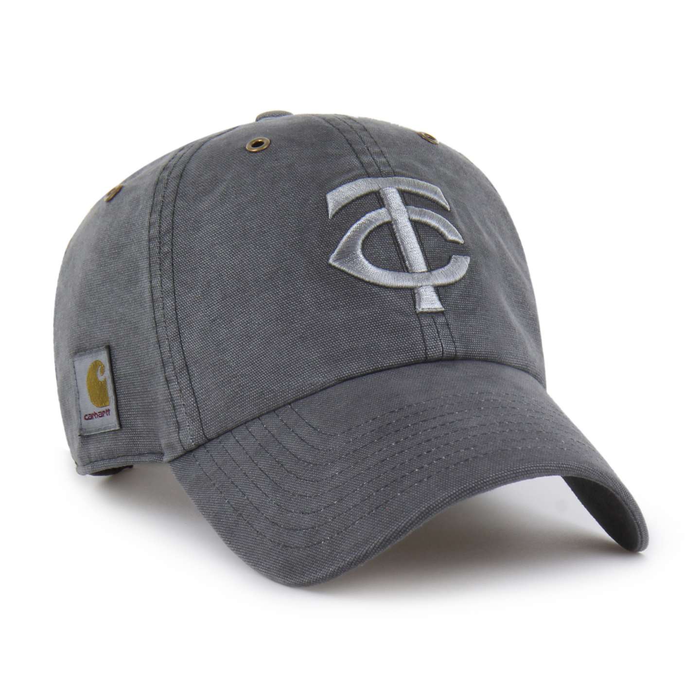 Окрашенная бейсболка '47 Minnesota Twins Clean Up для Carhartt, цвет: Теневой — фото 4