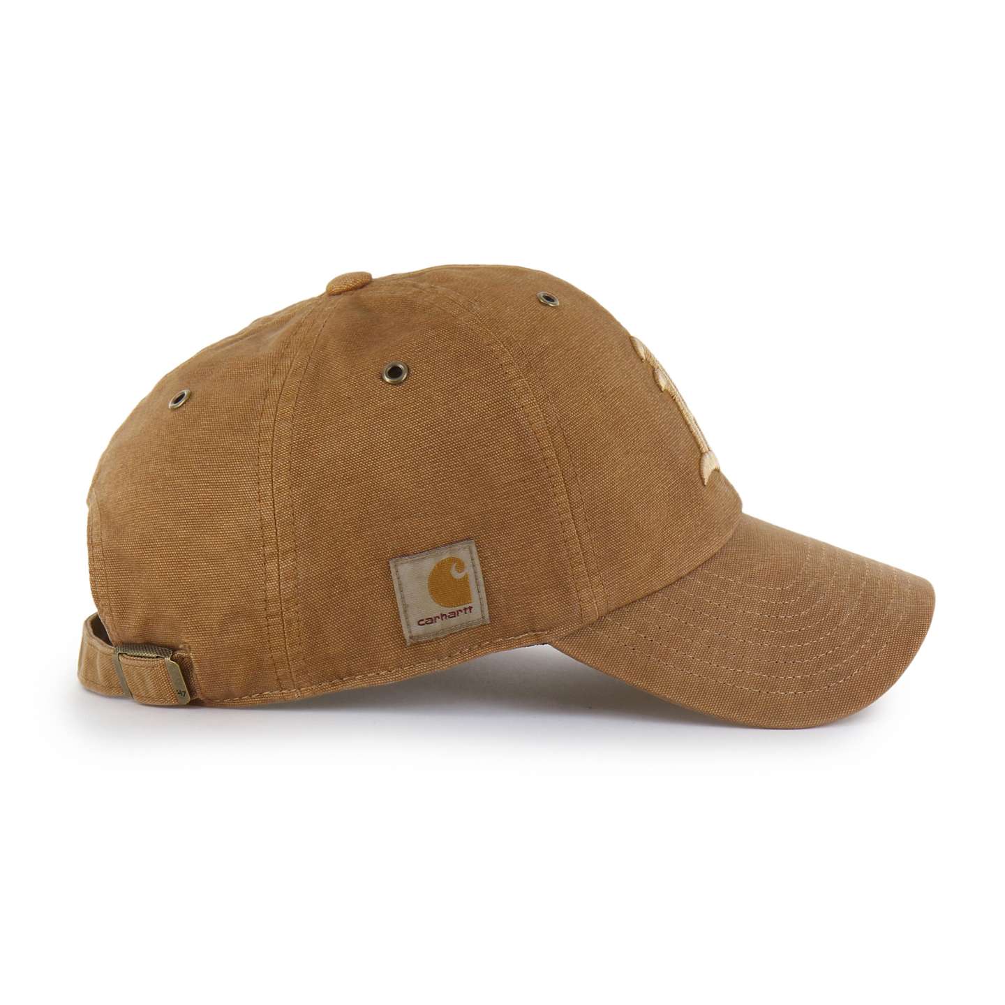 Окрашенная бейсболка '47 Athletics Baseball Clean Up для Carhartt, цвет: Коричневый — фото 5