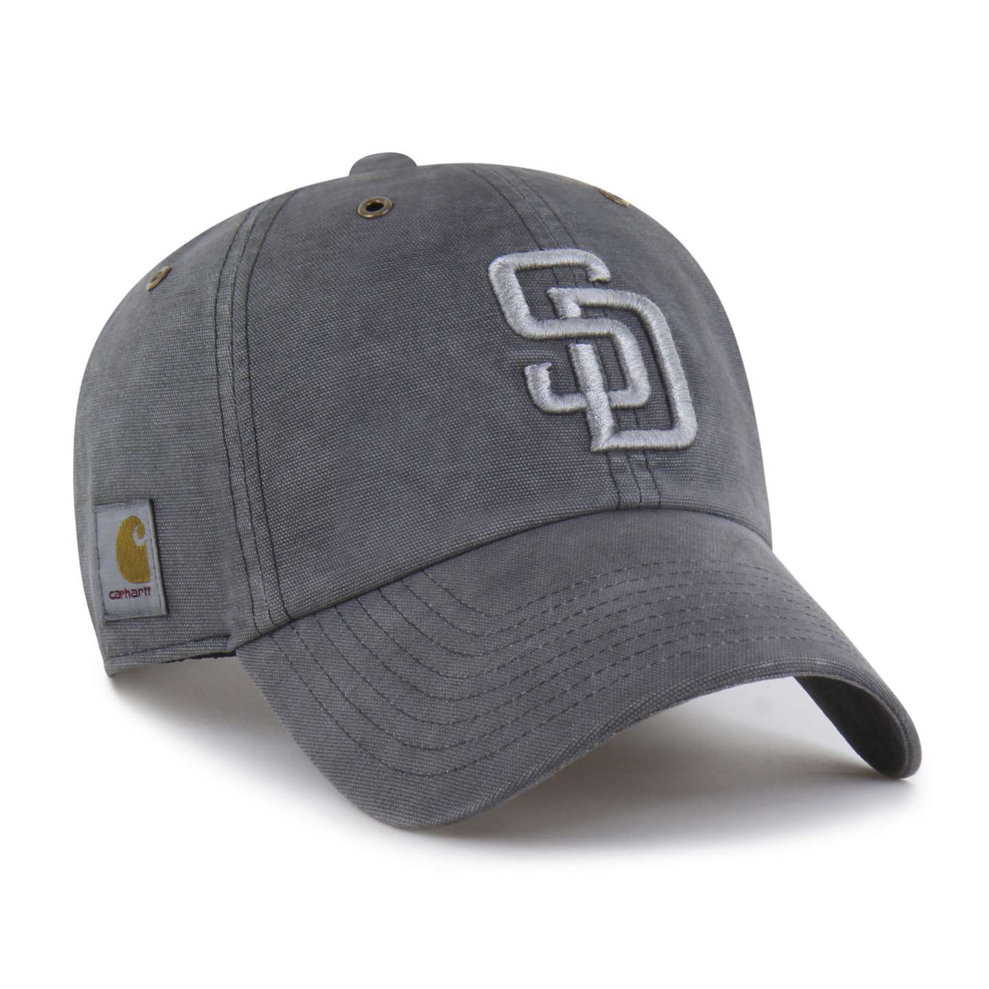 Бейсболка Carhartt San Diego Padres '47 Clean Up, окрашенная, цвет: Теневой — фото 4