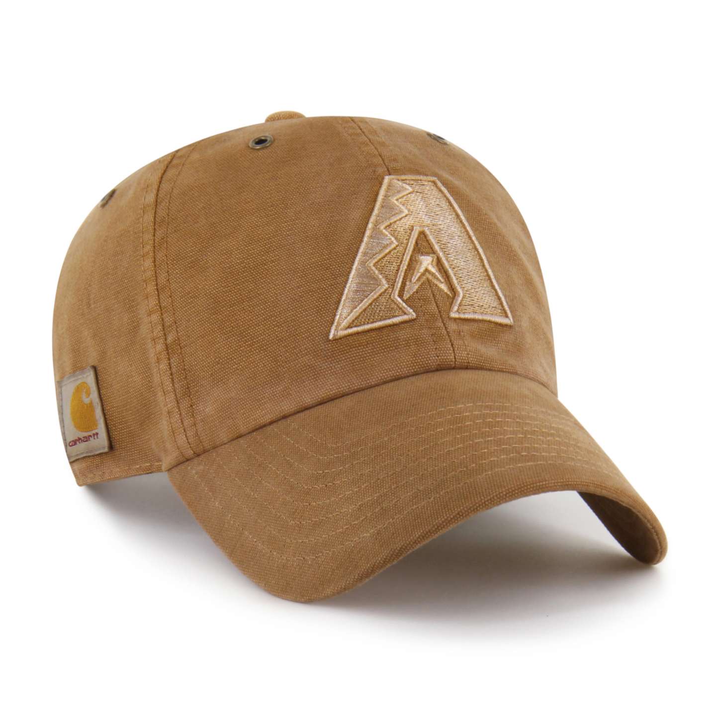 Окрашенная бейсболка '47 Arizona Diamondbacks Clean Up для Carhartt, цвет: Коричневый — фото 4