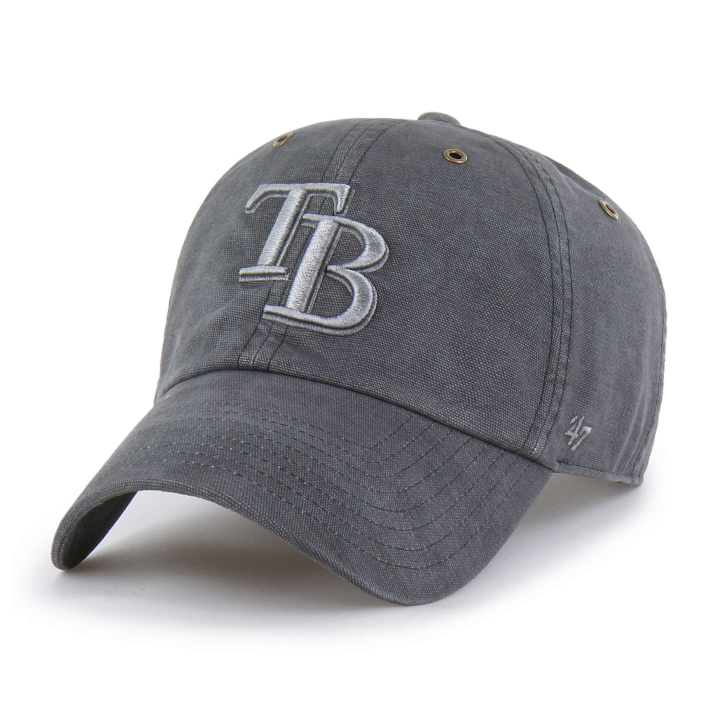 Бейсболка Carhartt Tampa Bay Rays '47 Clean Up, окрашенная, цвет: Теневой — фото 1