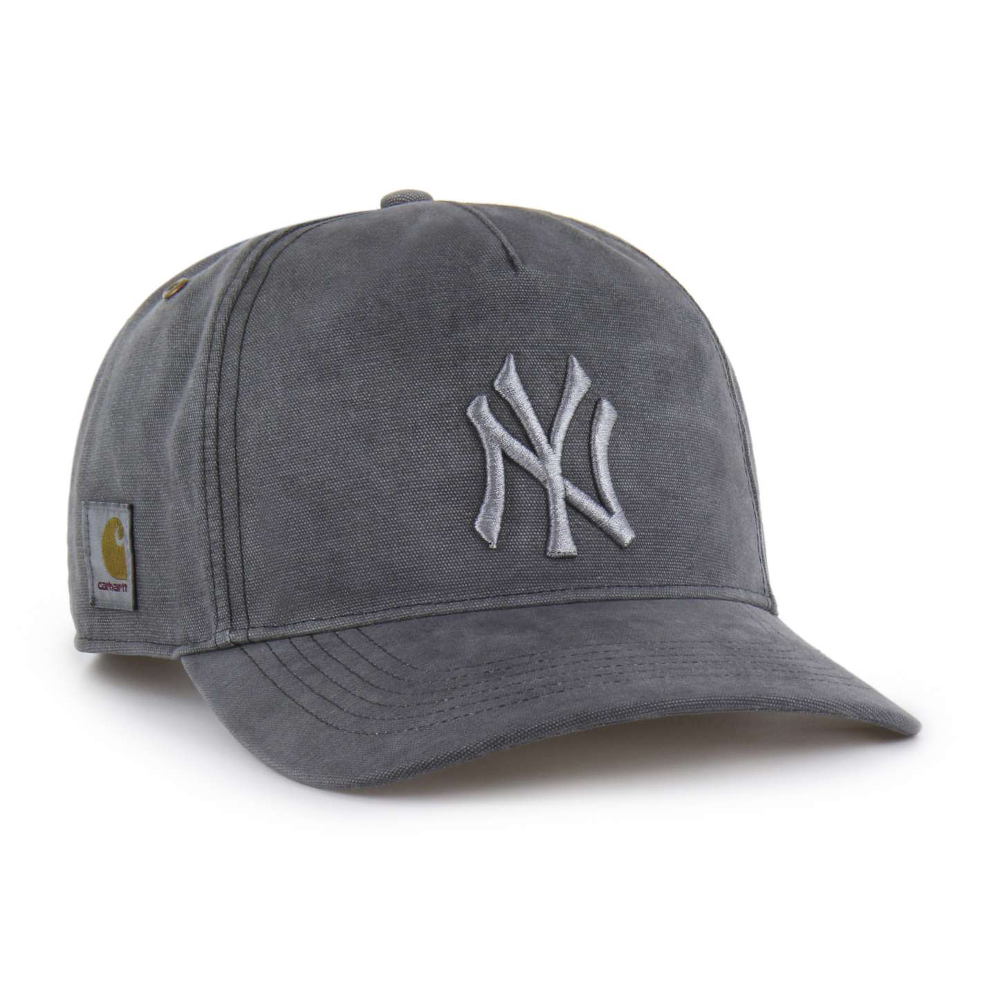 Бейсболка Carhartt New York Yankees '47 Hitch, окрашенная, свободного кроя, цвет: Теневой — фото 4