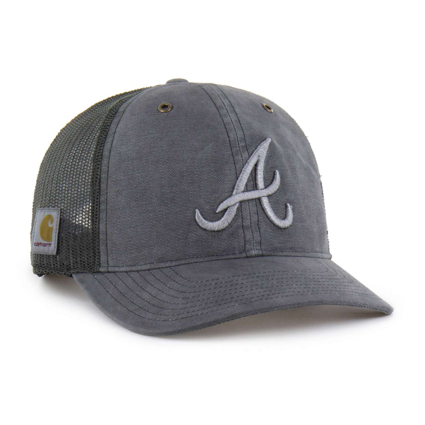 Бейсболка-тракер '47 Atlanta Braves свободной посадки, окрашенная, для Carhartt, цвет: Теневой — фото 4