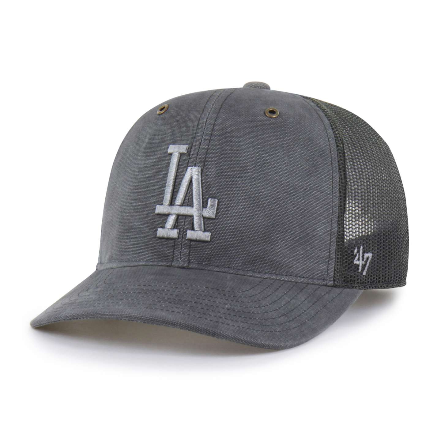 Мужская кепка Carhartt Los Angeles Dodgers '47 Trucker, цвет: Теневой — фото 1