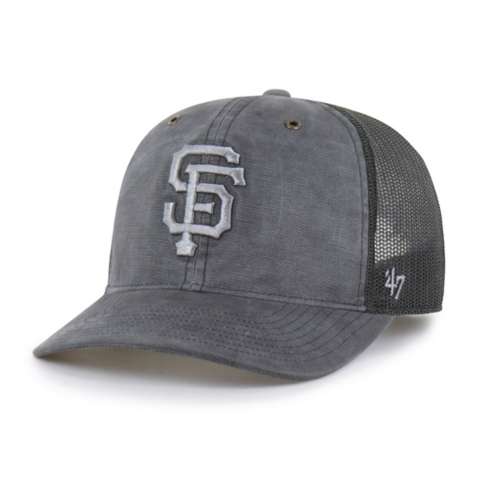 Кепка-тракер Carhartt San Francisco Giants '47 Trucker, окрашенная, свободного кроя, цвет: Теневой