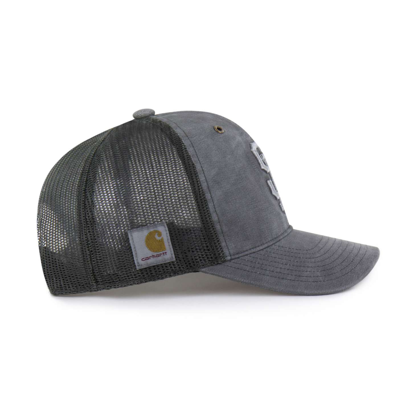 Кепка-тракер Carhartt San Francisco Giants '47 Trucker, окрашенная, свободного кроя, цвет: Теневой — фото 5