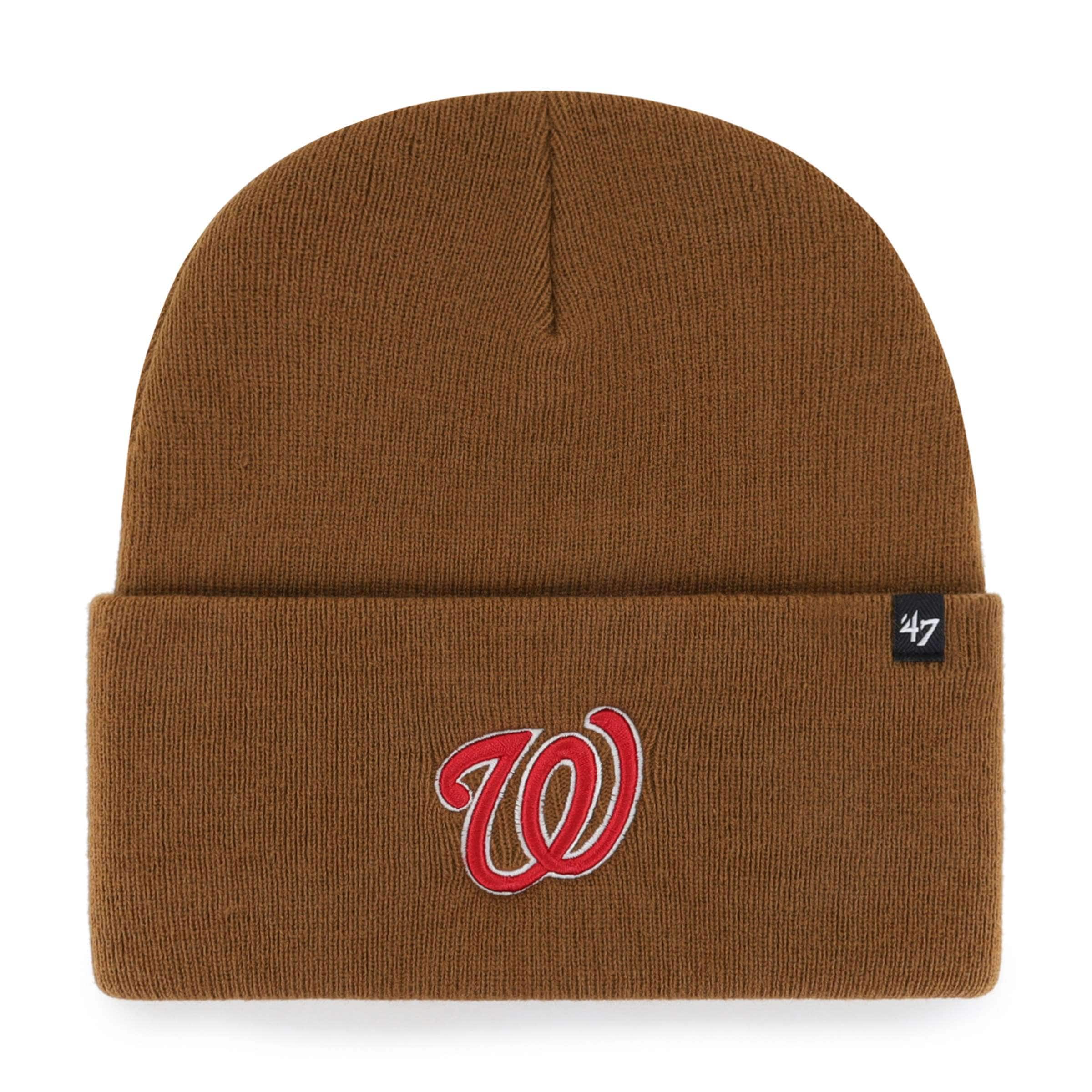 Carhartt Men's Washington Nationals '47 Beanie | Brown