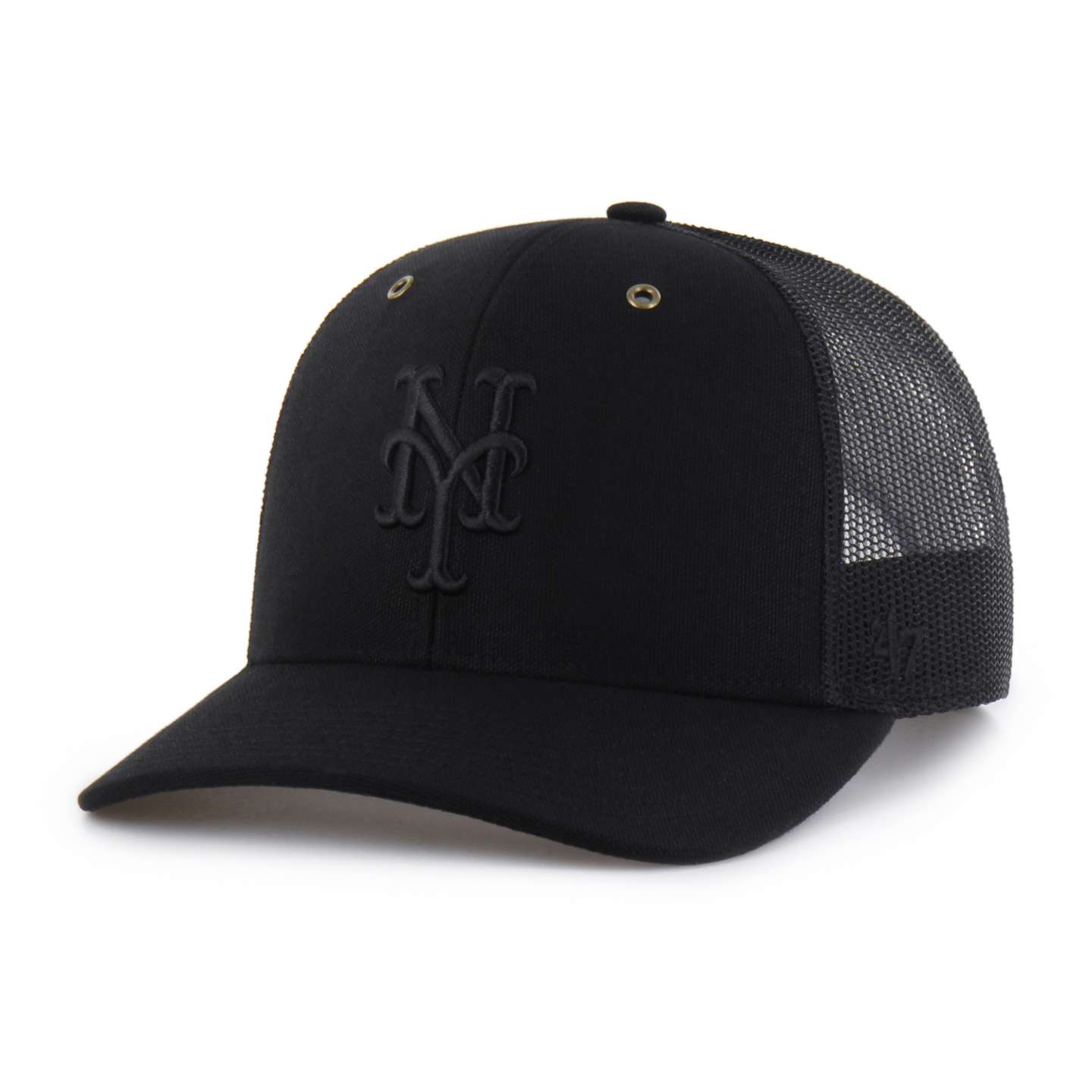 Кепка-тракер Carhartt New York Mets '47 Trucker, цвет: Чёрный — фото 1