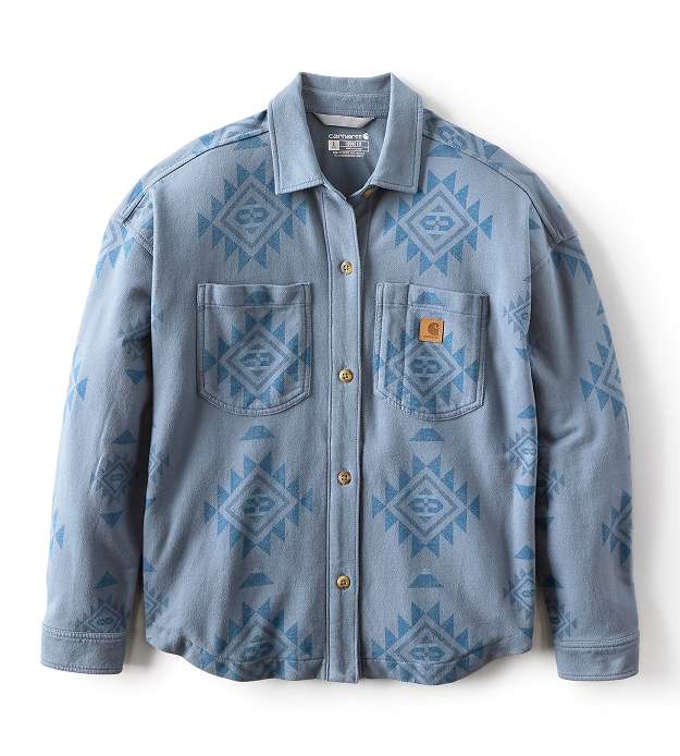 DURHAM KNIT OVERSHIRT BETHANY YELLOWTAIL (DENIM BLUE)