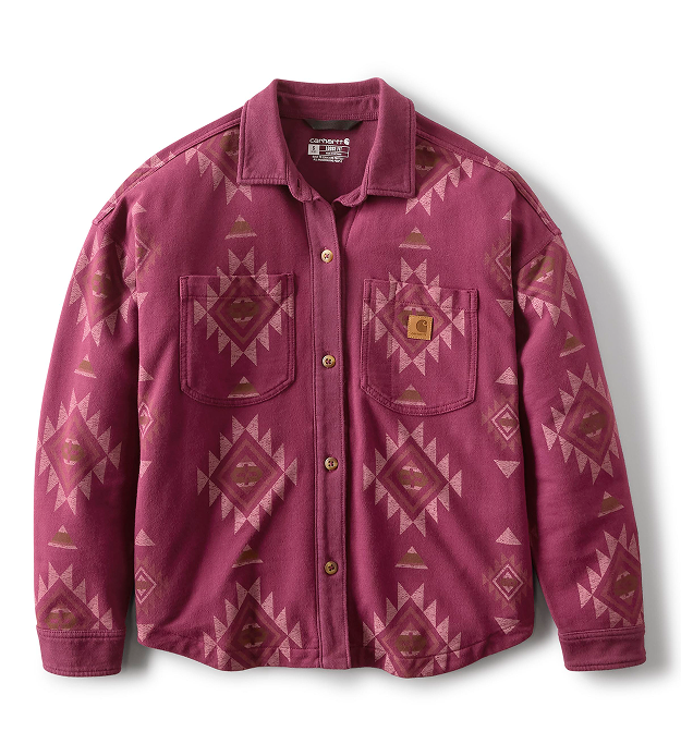 DURHAM KNIT OVERSHIRT BETHANY YELLOWTAIL (CHERRY LACQUER)