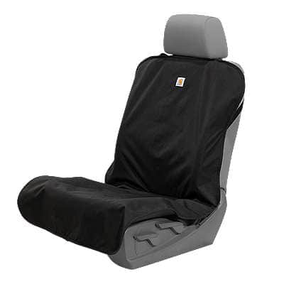 Carhartt Unisex Black Quick Fit Nylon Duck Bucket Seat Cover