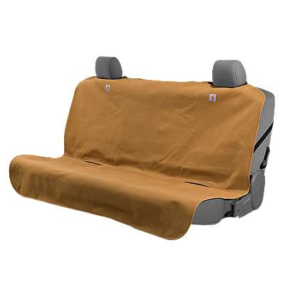 Carhartt Unisex Carhartt Brown Quick Fit Nylon Duck Bench Seat Cover