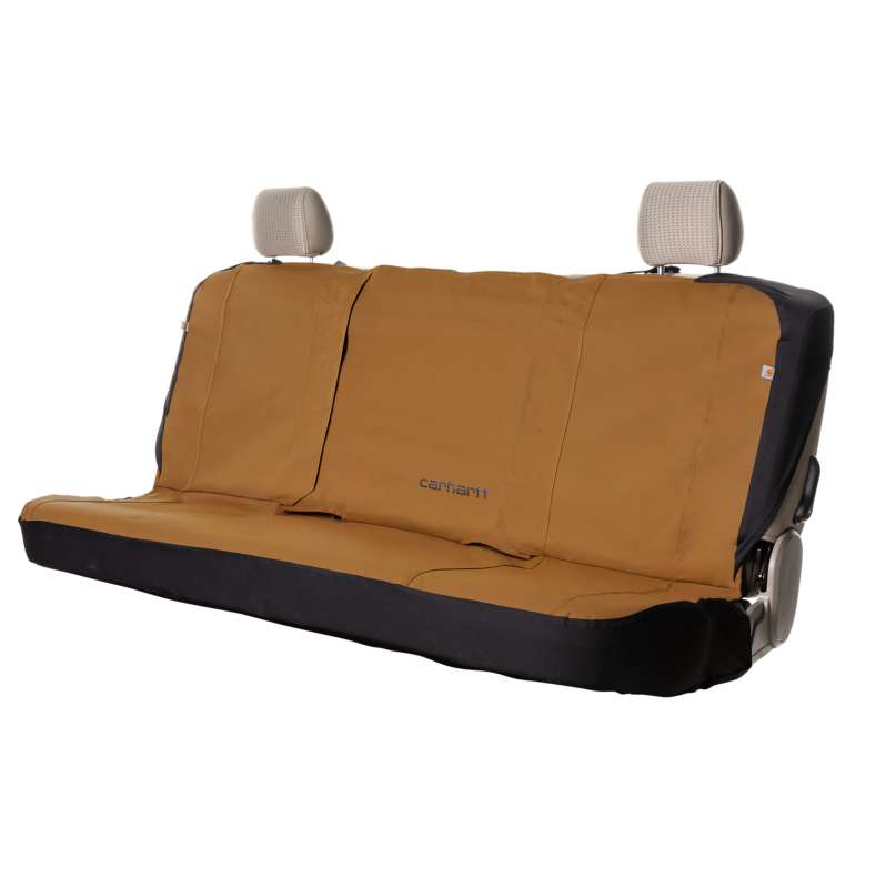 Carhartt  Carhartt Brown Universal Fitted Nylon Duck Full-Size Rear Bench Seat Cover
