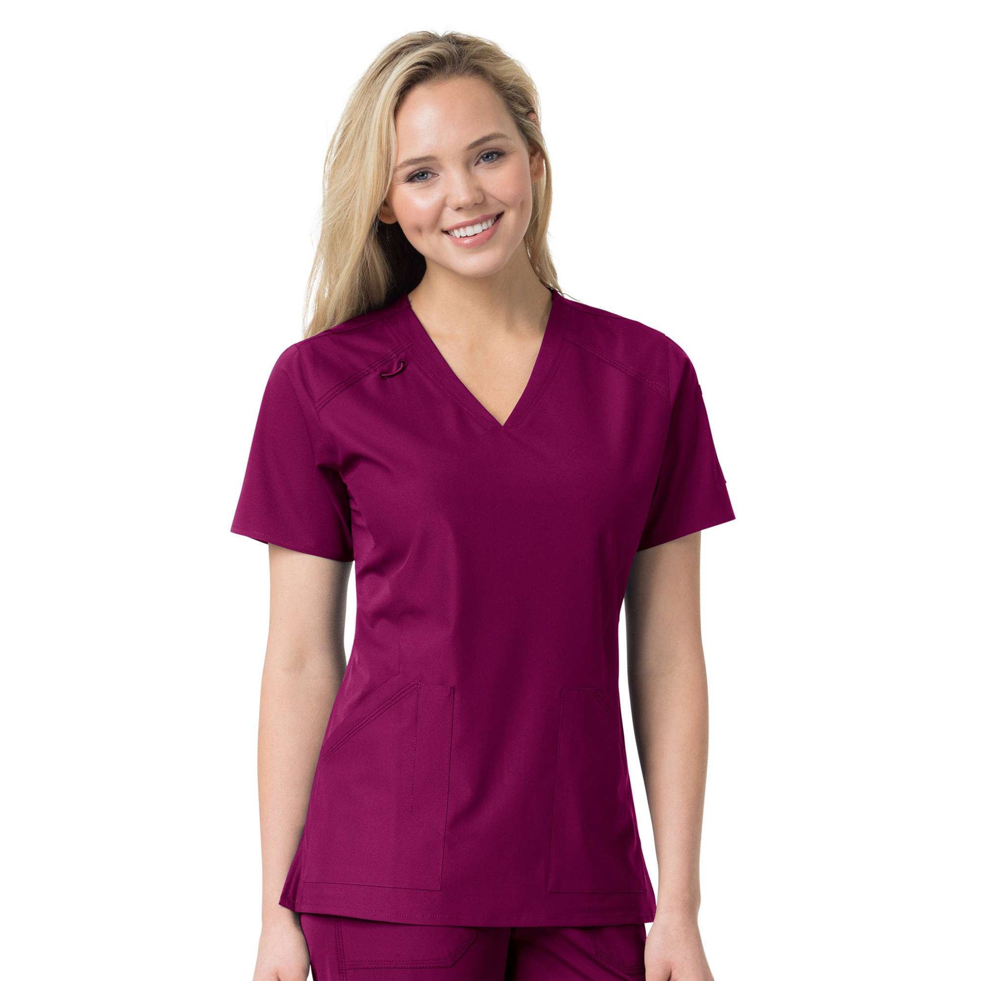 Carhartt Women's Force Liberty Twill V-Neck Scrub Top