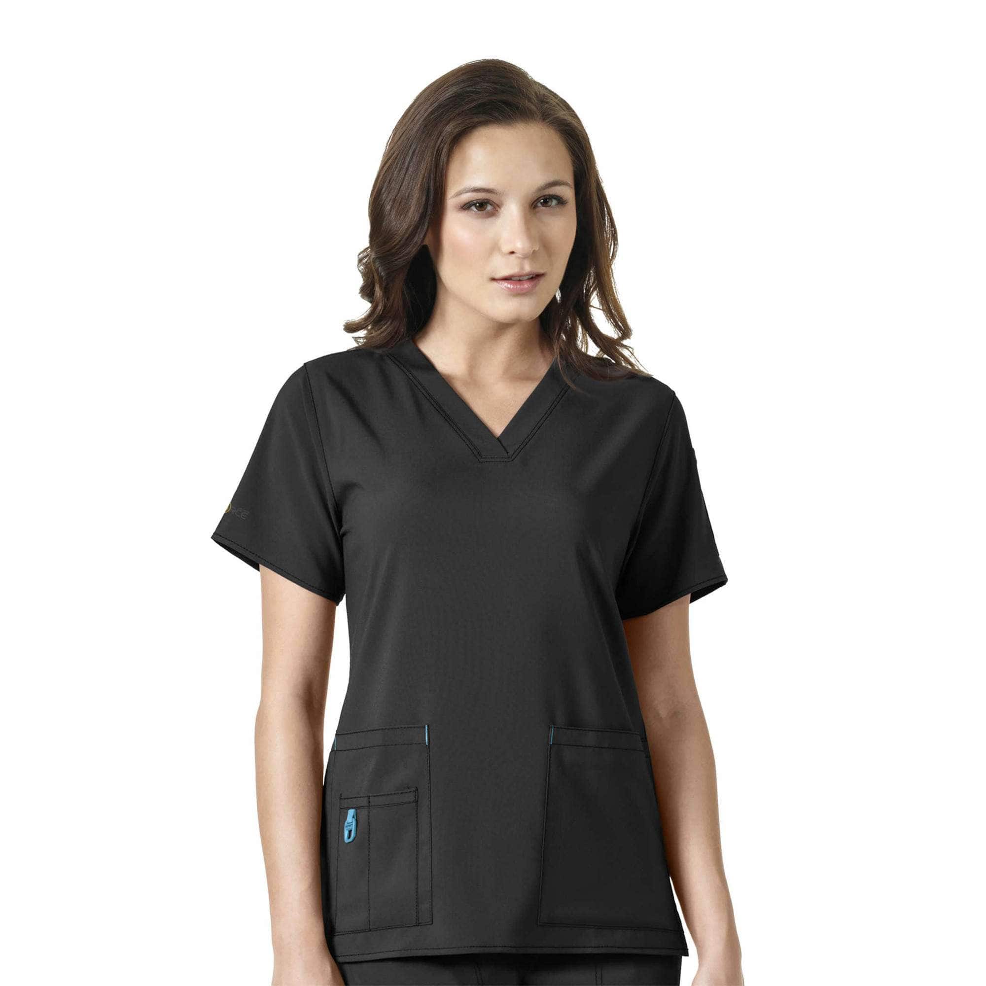 Additional thumbnail 1 of Women's Force Cross-Flex V-Neck Scrub Top